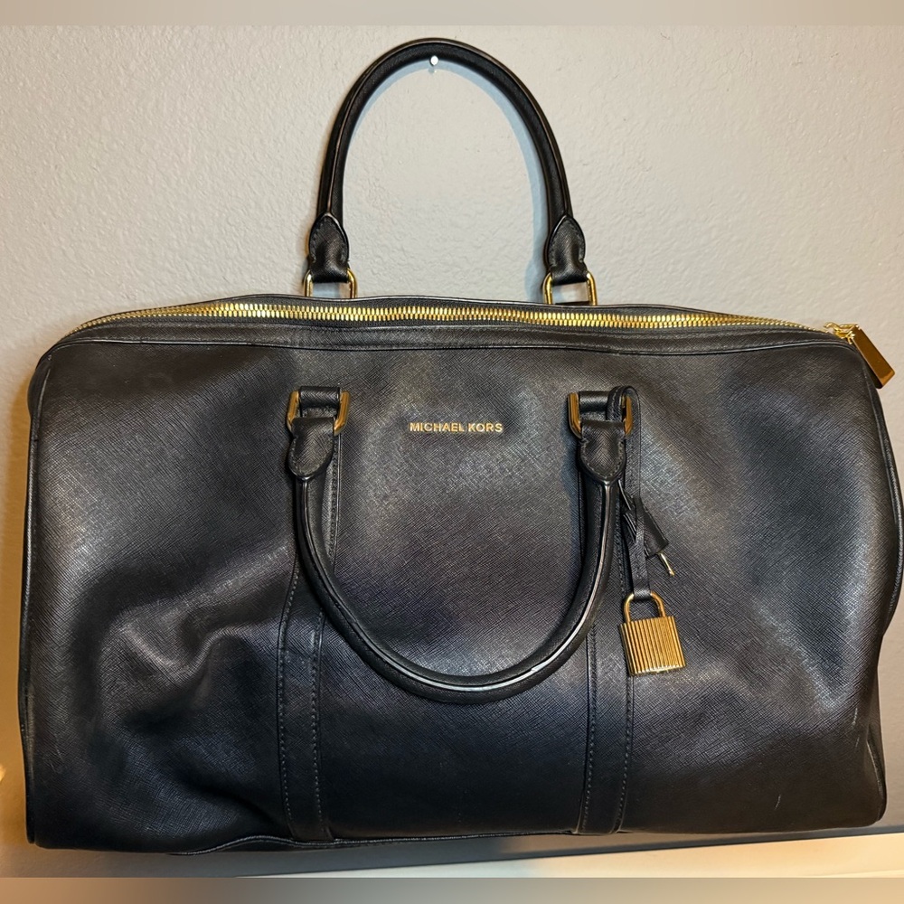 Michael Kors Black Travel Duffle Bag✨